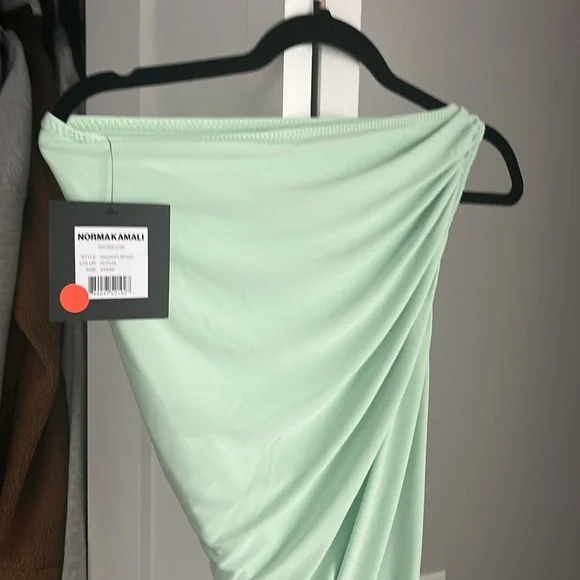 Norma Kamali Diana Midi Dress in Seafoam, NWT - Picture 5 of 7